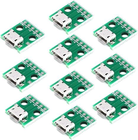 Hiletgo Micro Usb Auf Dip Adapter Polig Buchse Anschluss B Typ Pcb