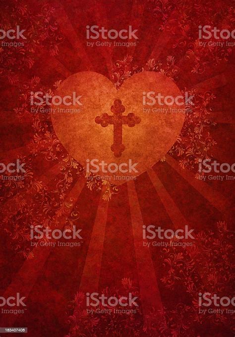 Sacred Heart Stock Illustration Download Image Now Heart Shape