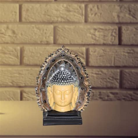 Polyresin Buddha Head Statue Home At Rs 399 In Jaipur Id 27438161755