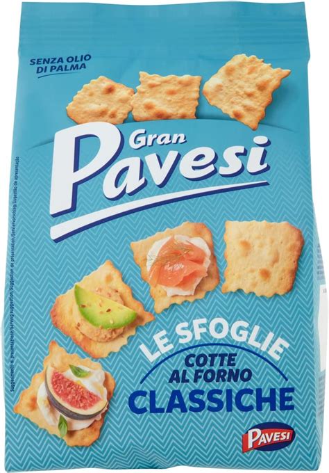 Gran Pavesi Cracker Le Sfoglie Classiche Cotte Al Forno Senza Olio Di