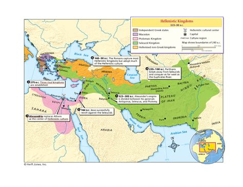 Hellenistic Empire Map