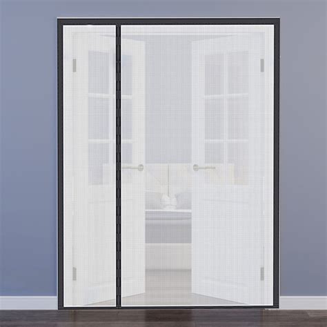 Opvise 74x81-Inch Left Right Side Opening Wide Magnetic Screen Door