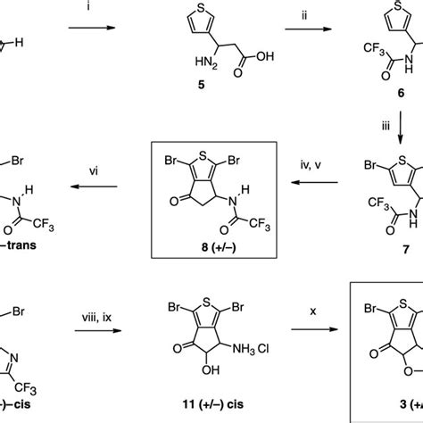 Scheme 1 Synthesis Of Compounds 3 8 Reagents I AcONH 4 CH 2 2