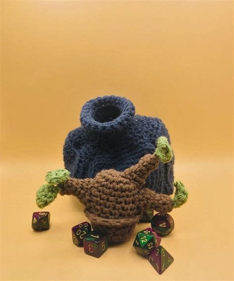 Amigurumi Large Potion Dice Bag Crochet Pattern Dnd Dice Etsy