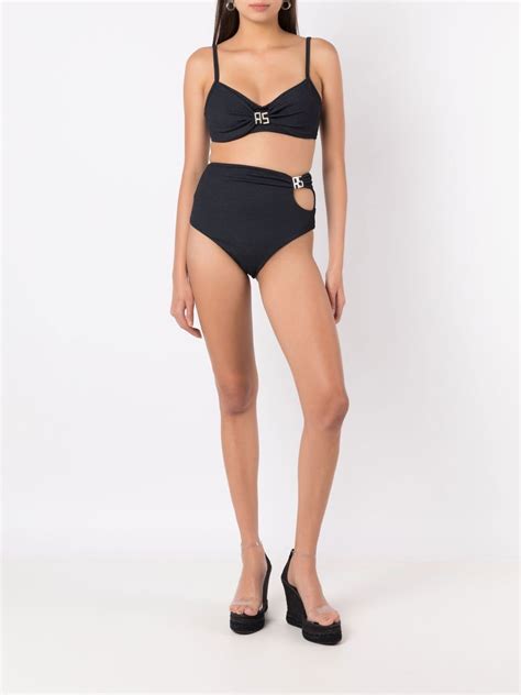 Amir Slama Cut Out Detail Bikini Farfetch