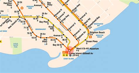 Subway Map Coney Island Gretal Gilbertine