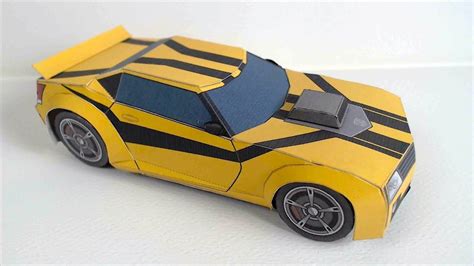 Transformers Papercraft Bumblebee Mini Transformers Age Of Extinction