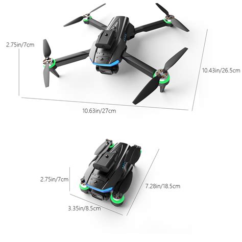 Brushless Motor Drones With 2 Cameras Wind Resistance Headless Mode