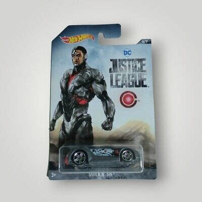 Hot Wheels Justice League DC Quick N Sik Cyborg Car Figure 6 7 EBay