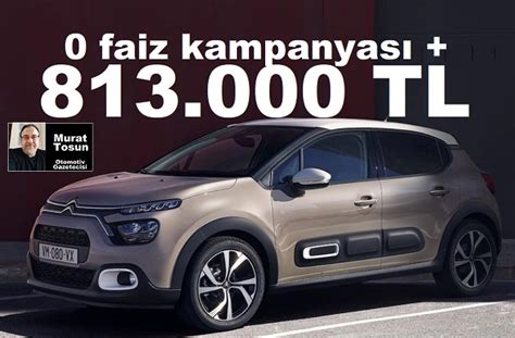 Citroen C3 Fiyat Listesi Kasım 2023 ÖTV muaf Citroen Kasım 2023