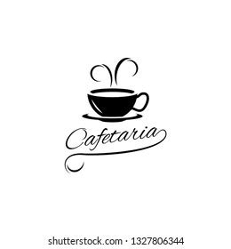 Cafe Logo Design Template Stock Vector (Royalty Free) 1327806344 ...