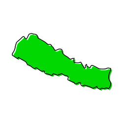 Nepal Map Outline Vector Images (over 470)