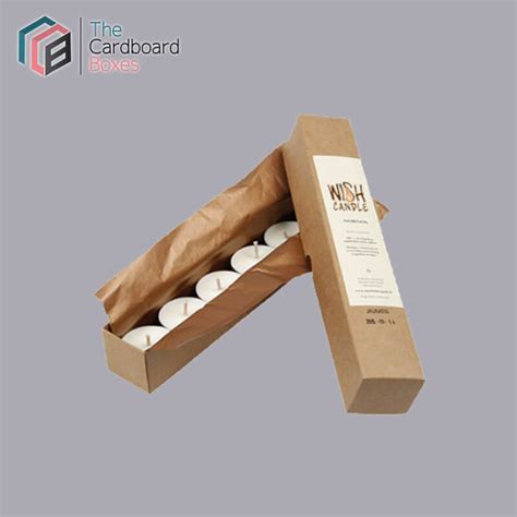 Kraft Candle Boxes Custom Printed Candle Packaging Boxes