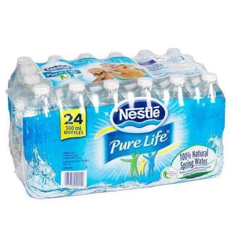 Nestle Pure Life Natural Spring Water 24 X 500 Ml Bulk Mart