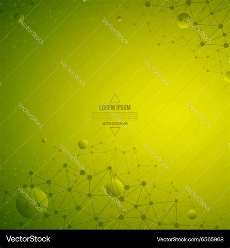 3d Abstract Technology Green Background Royalty Free Vector