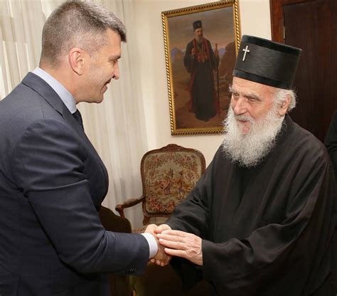 Patriarch of Serbia met Serbian Labour Minister | Orthodox Times (en)