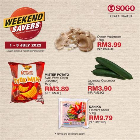 Jul Sogo Supermarket Weekend Savers Promotion