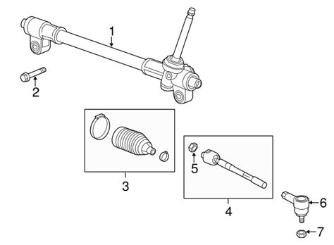 2013 2016 Chevrolet Steering Linkage Inner Tie Rod Kit 95192778