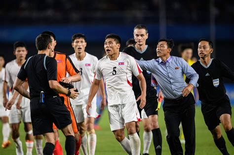 North Korean Soccer Players Clash With Referee After Loss To Japan