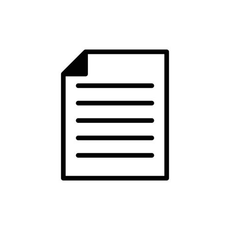 document icon vector design template  vector art  vecteezy