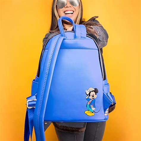 Loungefly Disney One Walts Plane Pilot Mickey Mouse Mini Backpack