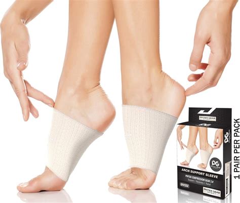 Physix Gear Sport Fu Bandage Mittelfu Sofortige Schmerzlinderung Bei