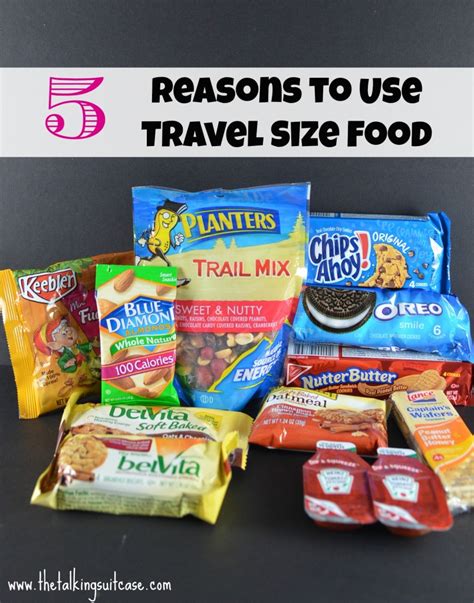 travel size food convenient  perfect  travel