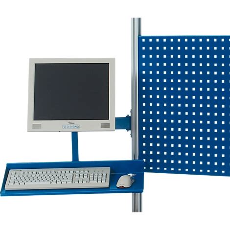 Rau Zwenkarm Voor Werkpleksystemen Series E Met Flatscreenhouder