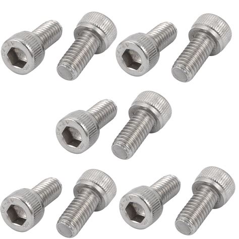 Uxcell M X Mm Mm Pitch Stainless Steel Hex Socket Head Cap