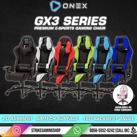 Jual Onex Gx Series Premium E Sports Gaming Chair Shopee Indonesia