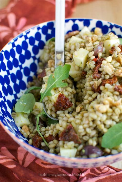 Insalata Di Orzo Con Pesto Di Rucola E Noci Barbie Magica Cuoca