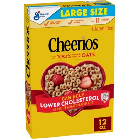 Cheerios Whole Grain Oat Gluten Free Cereal 12 Oz Qfc