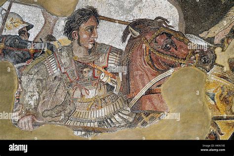 Alexander the Great mosaic Stock Photo - Alamy