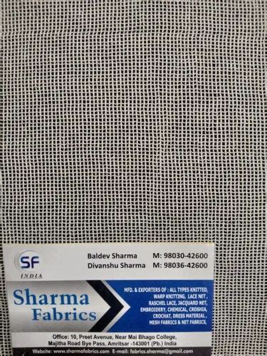 Cotton Mesh Fabric at Rs 50/meter | Polyester Meshes in Amritsar | ID ...