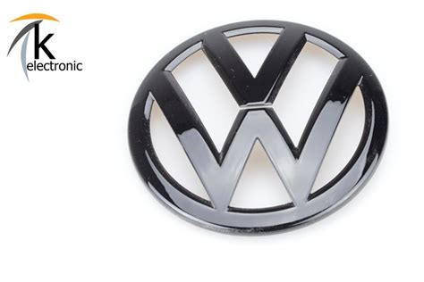 K Electronic® Vw Passat B8 Emblem Schwarz Glänzend Vw Zeichen Hinten Heck Kofferraum