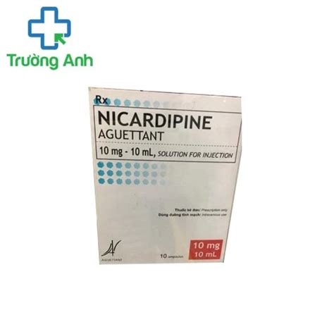 Nicardipine 10mg10ml Aguettant Thuốc điều Trị Tăng Huyết áp Hiệu Quả