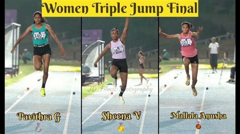 Women Triple Jump Final At 63rd National Inter State Athletics