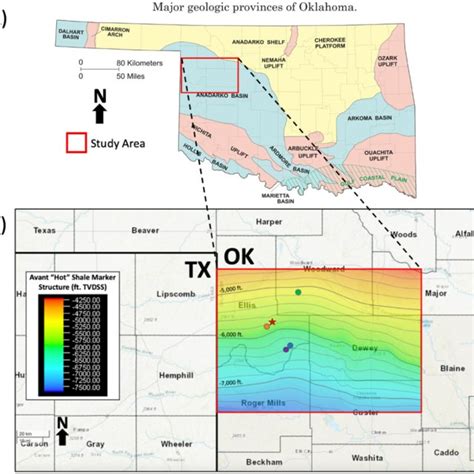 Generalized Stratigraphic Column For The Anadarko Basin Showing