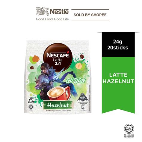 NESCAFE Latte Hazelnut Mobile Legends Edition 24g X 20 S Shopee