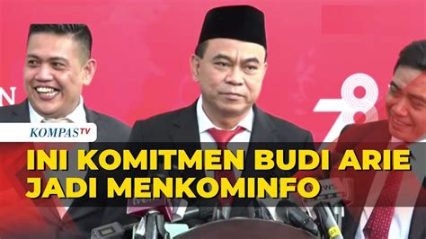 Keterangan Pers Budi Arie Usai Dilantik Jadi Menkominfo Oleh Presiden