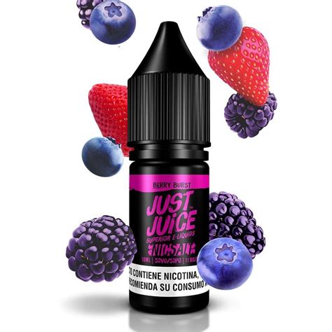 Comprar Berry Burst Sales 10ml Just juice E líquidos para vapea