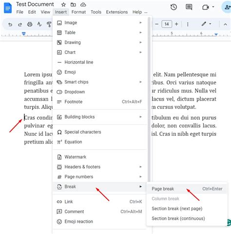 How To Add Or Remove Page Breaks In Google Docs