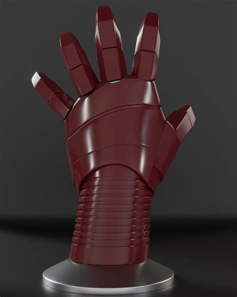 General Use Iron Man Glove 3D model 3D printable | CGTrader