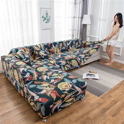 L Shaped Sofa Cover Stretch Sectional Couch Cover Sofa Set Sofa Covers