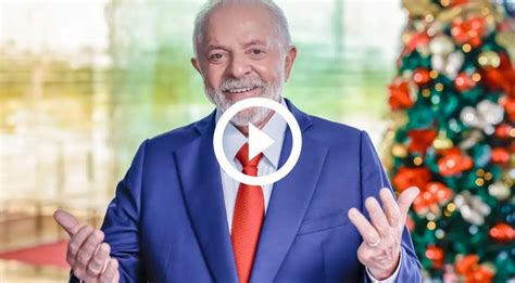 VÍDEO Lula faz pronunciamento à nação na véspera do Natal somos um