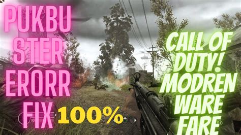 HOW TO FIX PUNKBUSTER ERROR CALL OF DUTY 4 FIXED 100 WORK