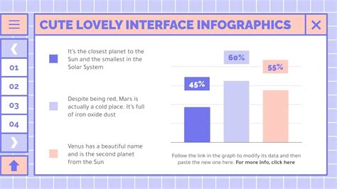 Cute Lovely Interface Infographics Google Slides PPT