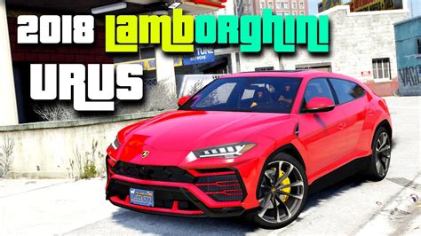 2018 Lamborghini Urus GTA 5 Real Life Car Mod YouTube