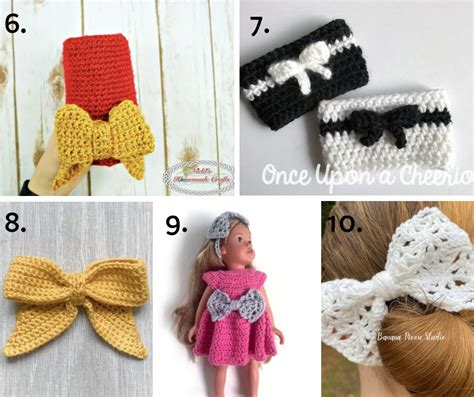 Crochet Bow Patterns 10 Free Patterns To Make Sweet Bee Crochet