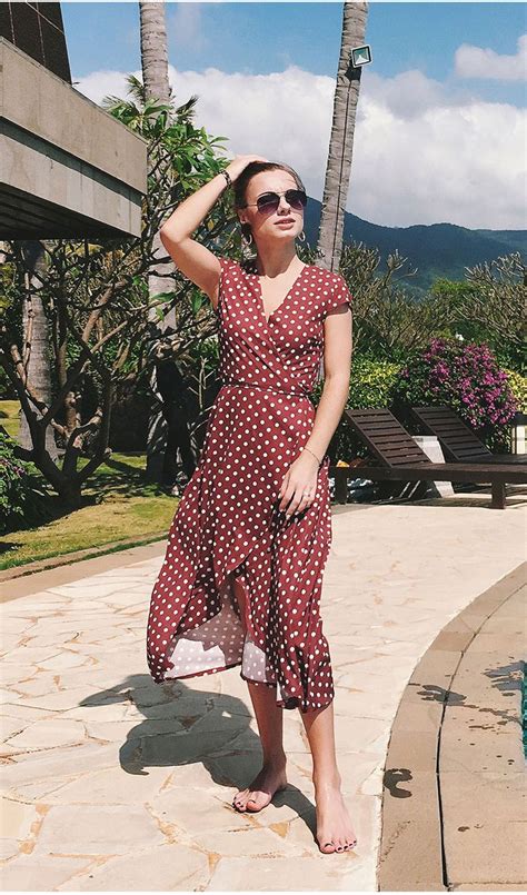 Actualizar Imagen Red Polka Dot Dress Outfit Abzlocal Mx